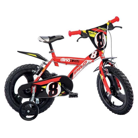 Dino Bikes Dino Jungenfahrrad Pro Cross 16 Zoll rot schwarz