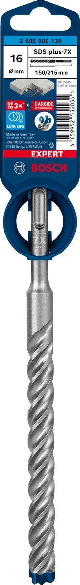 Bosch Expert SDS Plus-7x Schlagbohrmaschine 16 x 150 x 215 mm