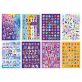 Moxy Einhorn-Akademie-Glitzer-Stickerbuch, A5 – 8 Blatt