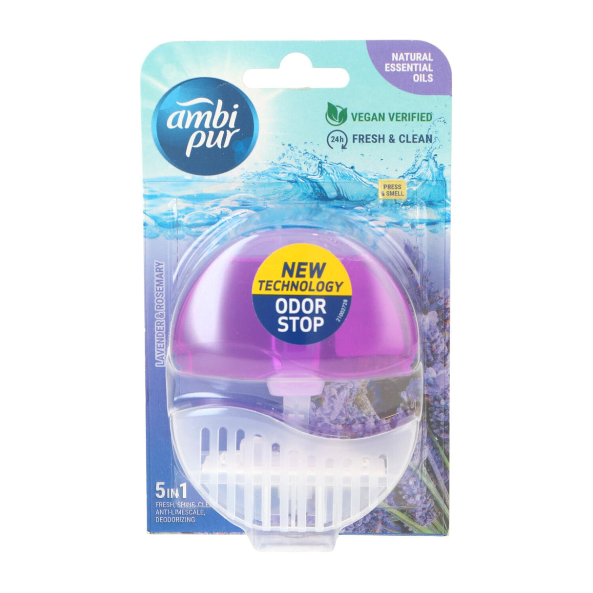 Ambi Pur Toilettenblock 55 ml Starter 5in1 Lavendel Rosmarin