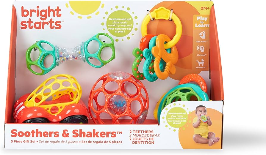 Oball Geschenkset Schnuller-Shaker - - ab 0 Monaten