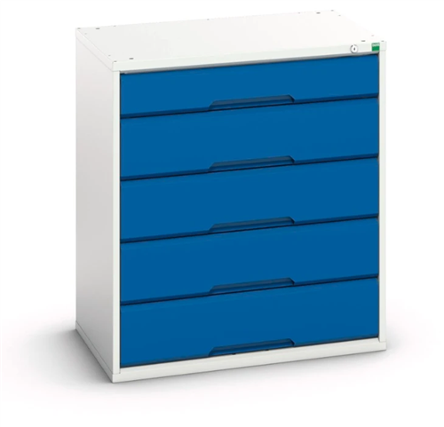 Schubladenschrank Bott verso mit Schiebetüren, 800 x 550 x 900 mm