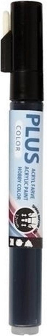 Creativ Company Plus Farbmarker, L: 14,5 cm, Strichstärke 1-2 mm, schwarz, 5,5 ml, 1 Stück