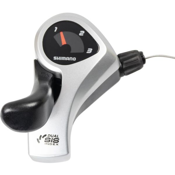 Shimano Schalthebel links 3 Gang ST-TX50 – Schwarz Silber