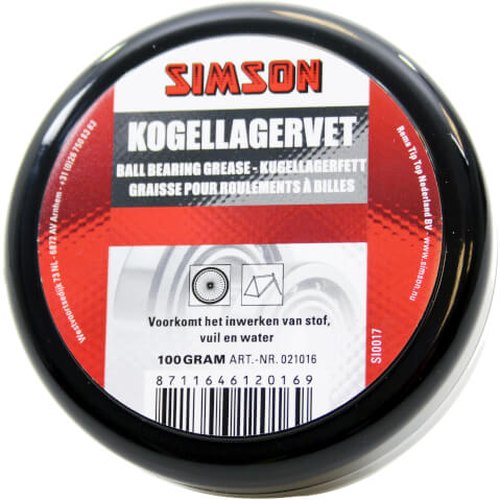 Simson Kogellagen fett schwarz