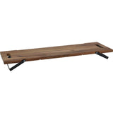 Excellent Houseware Serviertablett aus Akazienholz, 67 x 20 cm
