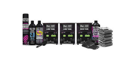 Muc-off Kettenreiniger Ultraschall-Tankbündel inklusive Flüssigkeiten.