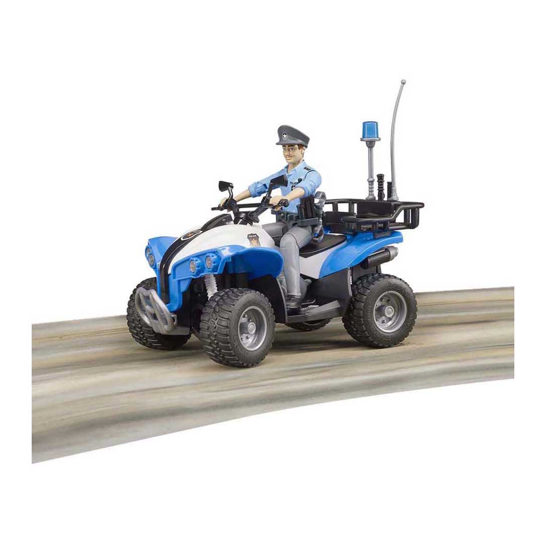Bruder Bworld Police Quad mit Polizisten und Zubehör