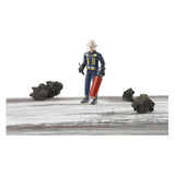 BRUDER BWWORLD FIREMAN mit Accessoires