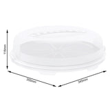 Rotho Frischkuchenbox 35,5 cm weiß transparent