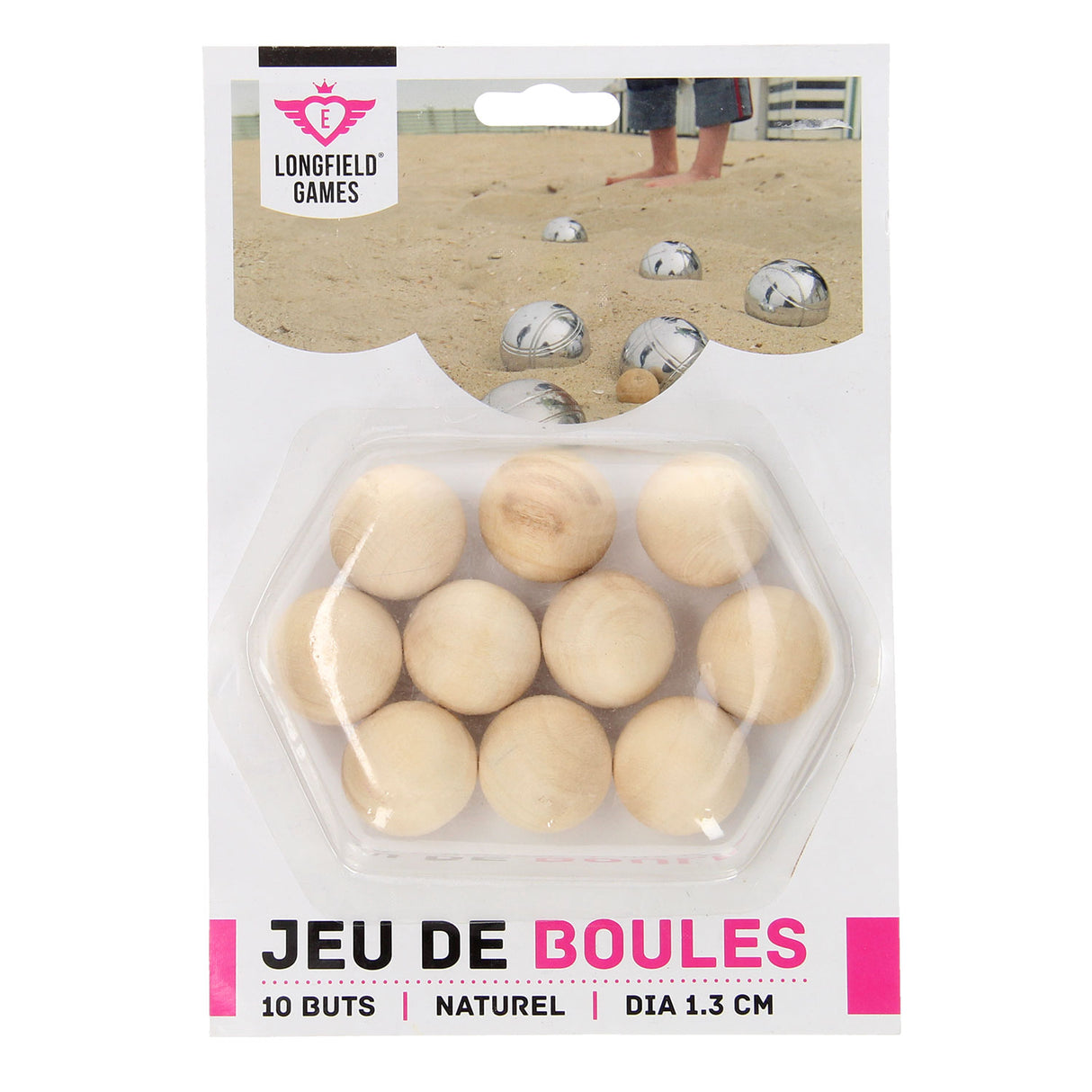 Hölzerne Jeu de Boules Buts, 10st.