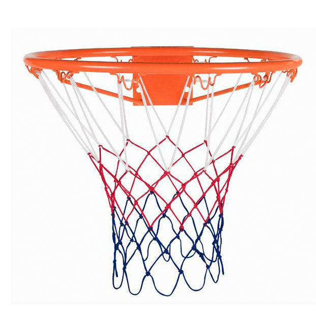 Basketballring med net