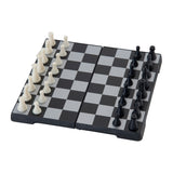 Longfield Games Chess Set Rees Spill 16x16 cm zesummegefaasst schwaarz