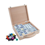 Mexican Train in wooden suitcase