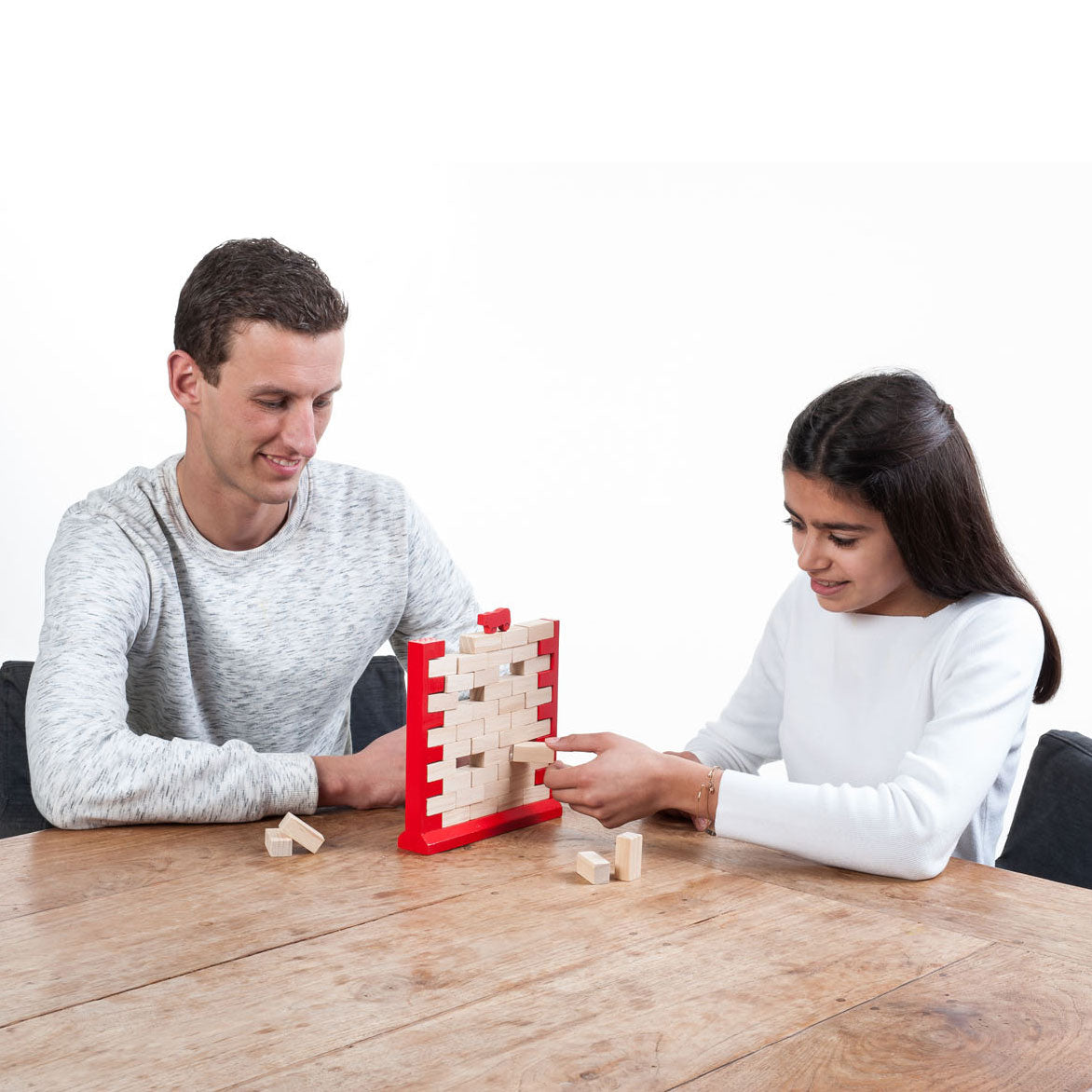 Longfield Balancierspiel aus Holz mit fallender Wand
