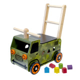 Ich bin Toy Run Push Truck Army Truck