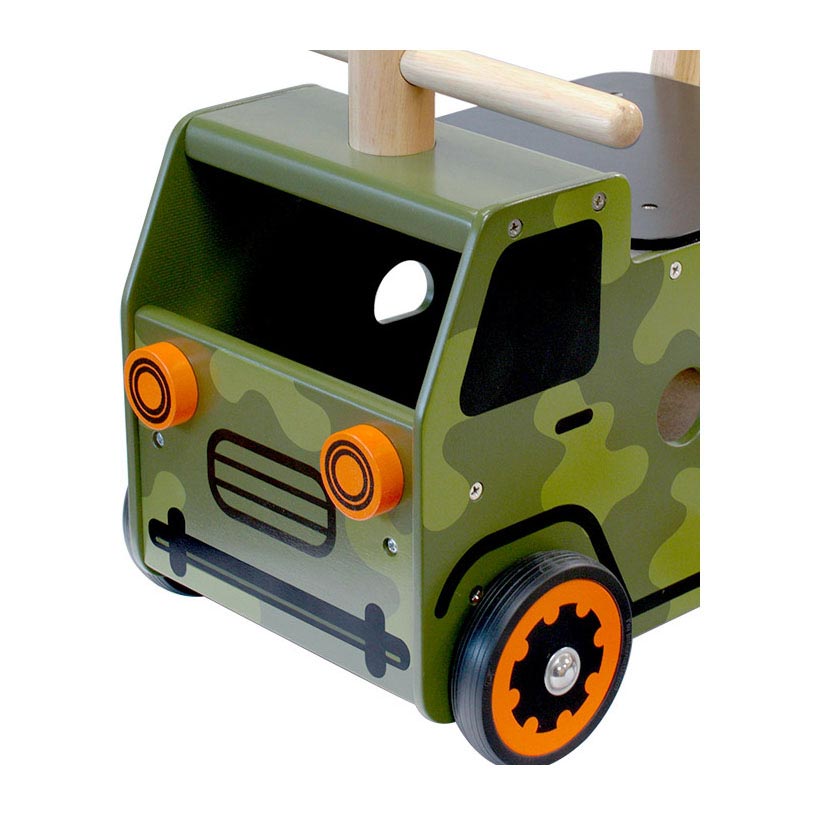 Ich bin Toy Run Push Truck Army Truck