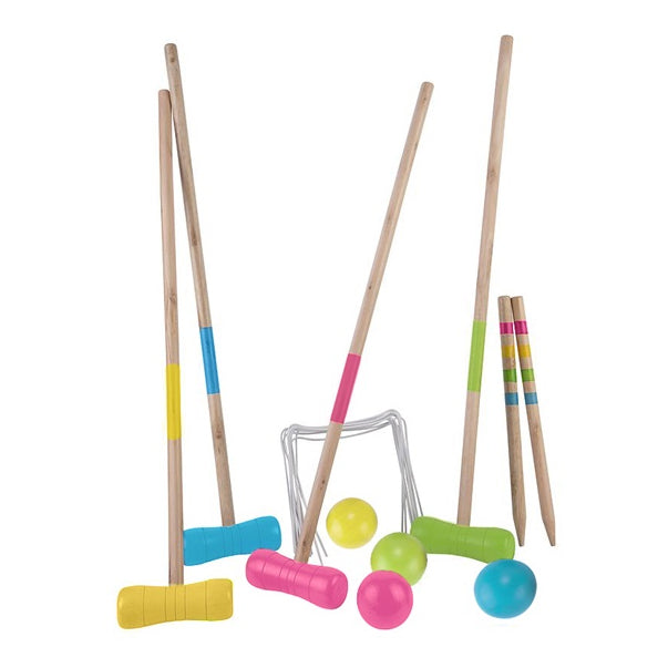 Wooden Croquet set for 4 players