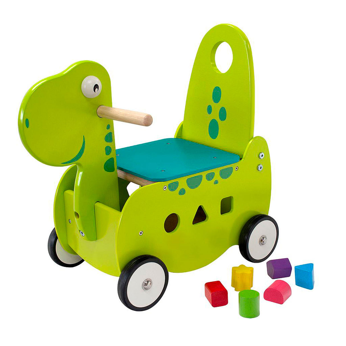 Je suis des jouets Walk poussant Wagen Dino