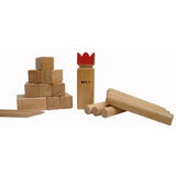 Kubb Pro Rubberhout med Red King