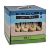 Kubb -nummer Original gummi træ