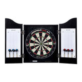 Engelhart Holzschrank mit Sisal-Dartscheibe inkl. Dart-Set