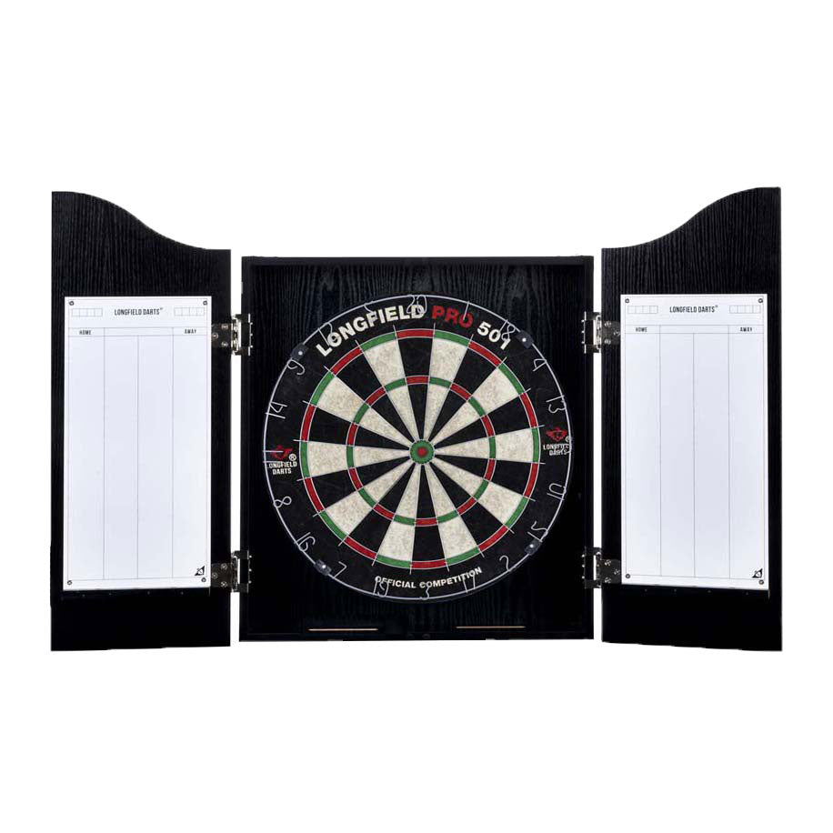 ABI Wooden CNET mit Sisal Dartboard inkl. Dartset