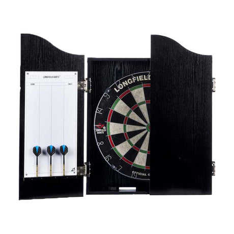 Abi-Holz-Cnet mit Sisal-Dartscheibe inkl. Dart-Set