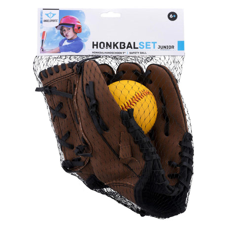 Baseball -Set künstliches Leder