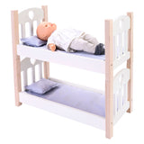 Dolls bunk bed gray white