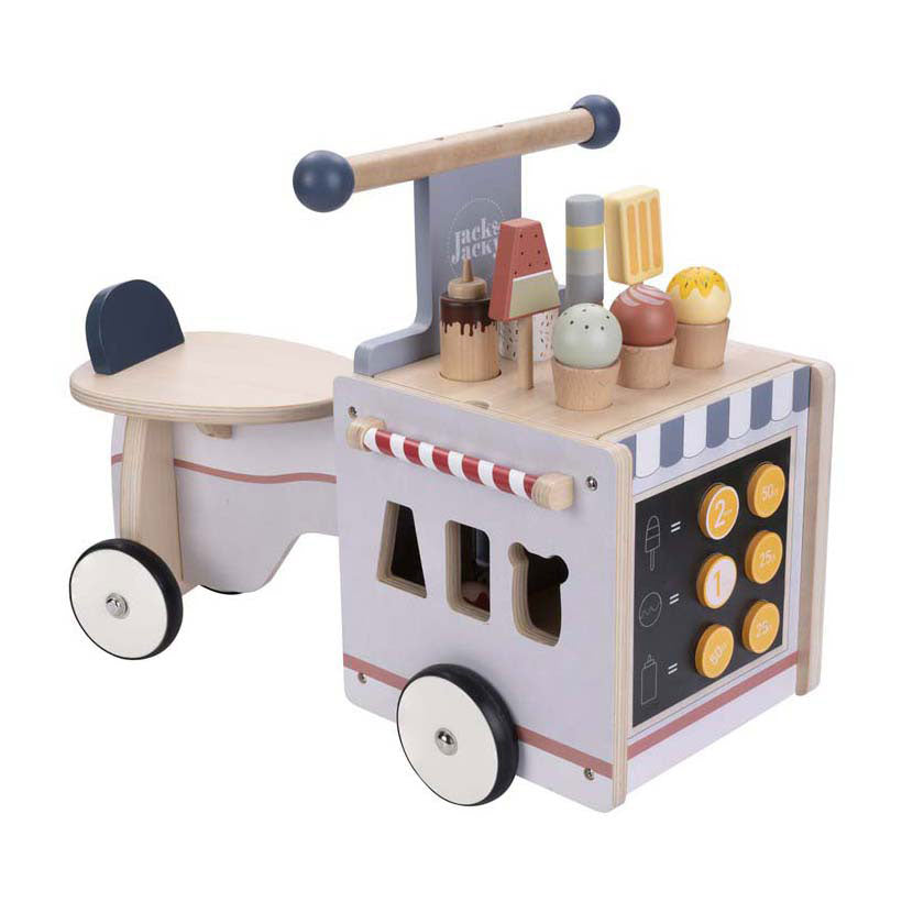 Holz-Laufrad-Eiswagen Jack Jacky