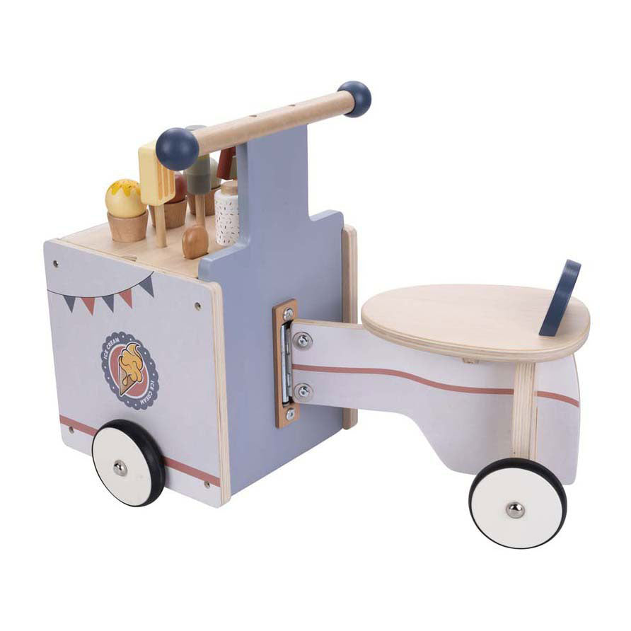 Holz-Laufrad-Eiswagen Jack Jacky