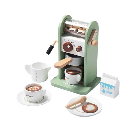 Dorjee-Kaffeemaschine aus Holz, 14-teilig
