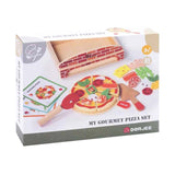 Gourmet-Pizzaset aus Holz, 20-teilig