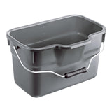 Rotho Basic Rechteckeimer 12l Anthrazit