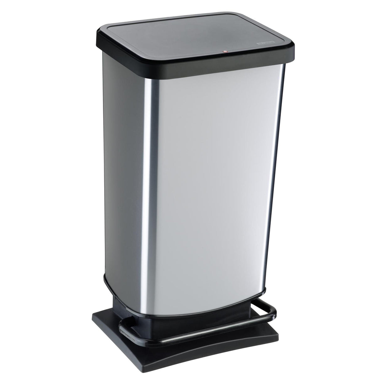 Rotho Paso Treteimer 40l Silbermetallic