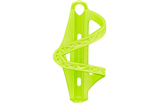 Supacaz - Side Swipe Cage Flaschenhalter links neongelb