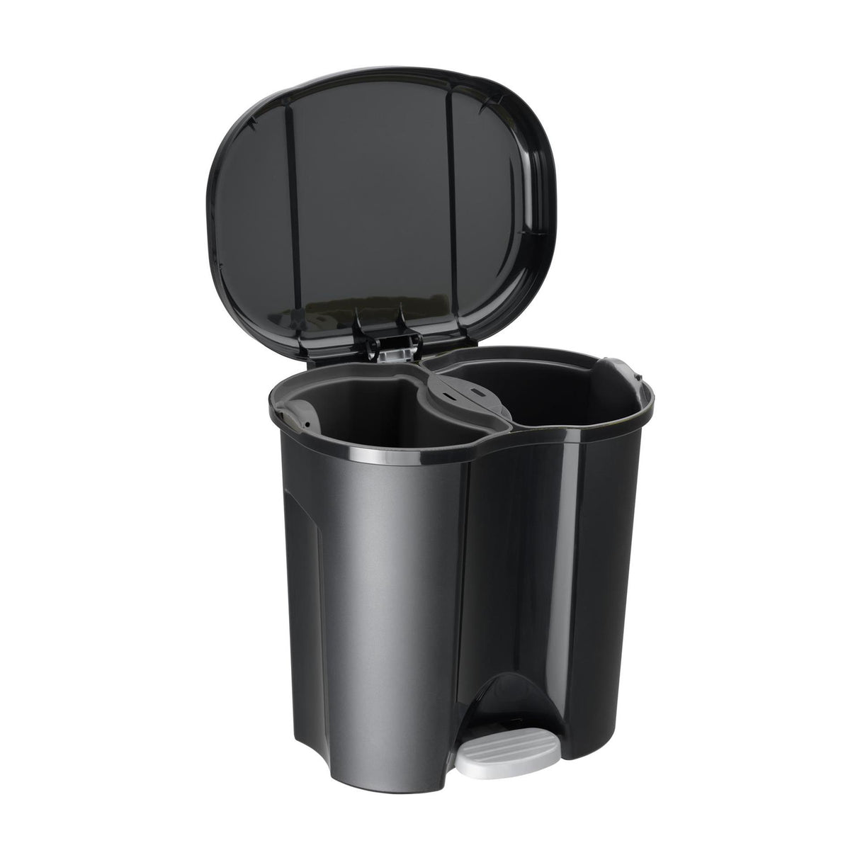 Rotho Pila Treteimer Mülltrenner 2x10l schwarz