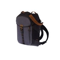 Basil Miles Bicycle Backpack - Multifunctional Gray Bicycle Bag For Women Men - 17L - Hook -On System