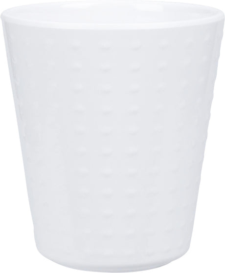 Melaminbecher von Excellent Houseware, weiß, 380 ml, 8,5 x 10 cm