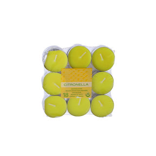 Spaas Teelichter Citronella 4 Stunden 18 Stück | 6 Stück