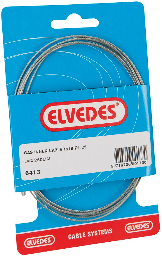 Elvedes Gas-Binnenkabel Universal 2250 mm 7.7 Drut V-Nipple (na mapie)