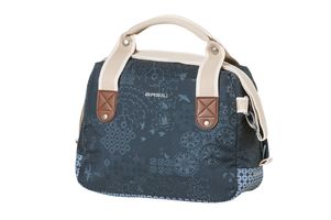 Basil Bohème City Bag Blue, elegancka ręka, ramiona, torba kierownicy, odporna na wodę, zawartość 8 litrów