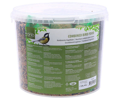Esschert Design Vogelfuttermischung 3kg im Eimer | 2 Stk