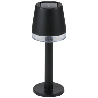 Markenlose Sans-Marque-Solar-Tischlampe – LED – verstellbar – Schwarz