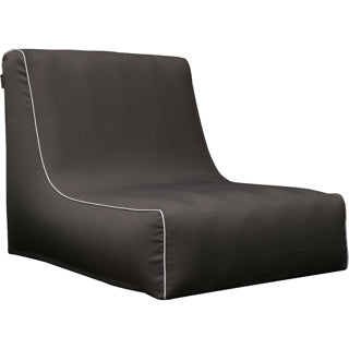 Opblaasbare sofa donker grijs 70x90x70 cm