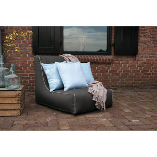Opblaasbare sofa donker grijs 70x90x70 cm