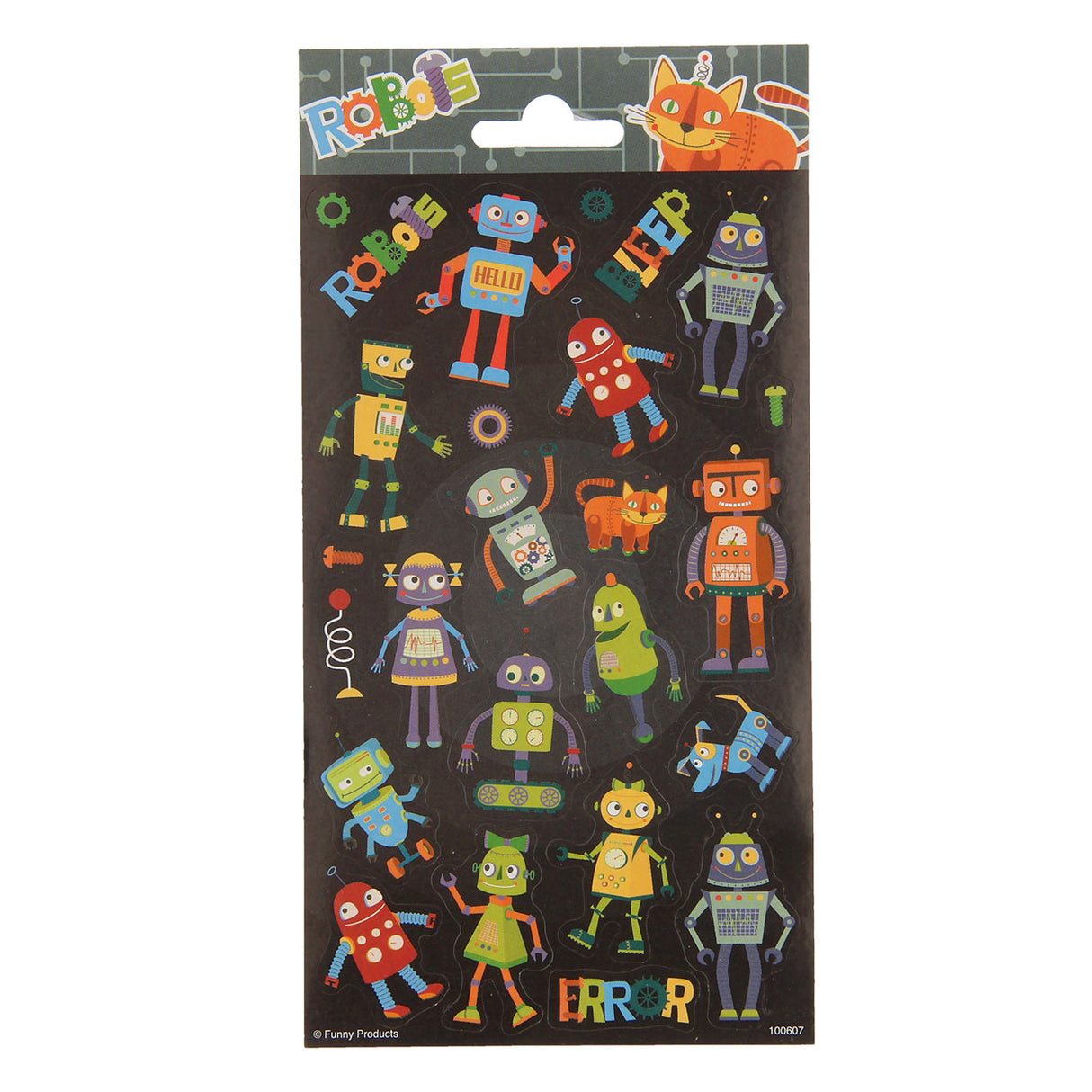 Totum stickervel robots