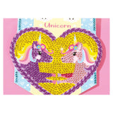 Totum unicorn decorate your own flag line with diamonds