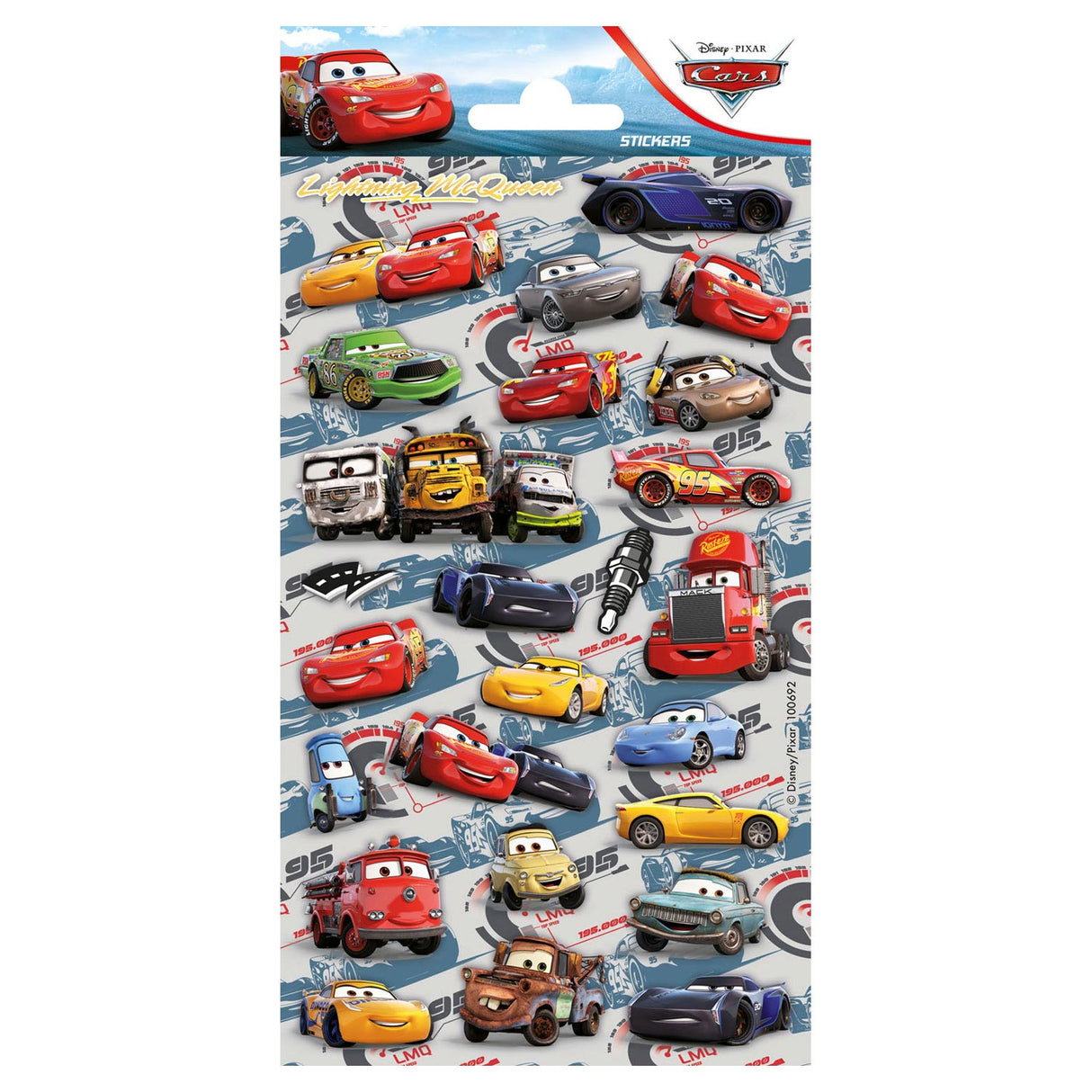 Totum stickervel twinkle cars